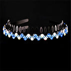 Zigzag spacing light blue