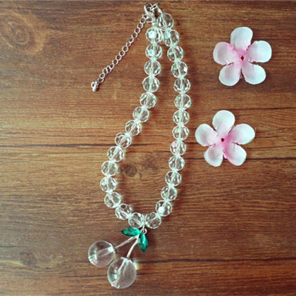 European and American ethnic style imitation beeswax color shell long sweater chain autumn and winter retro water drop necklace jewelry wholesale