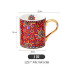 Moroccan water cup / J gold handle