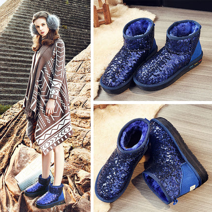 Women's Snow Boots 2026 Winter New Style Short Casual Versatile Warm Cotton Shoes Manufacturer Direct Shipping