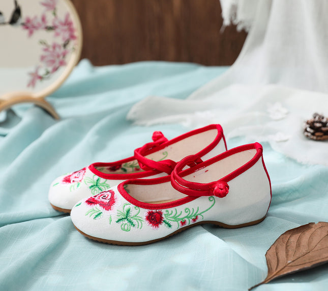 2020 New Old Beijing Cloth Shoes Ethnic Style Embroidered Shoes Wedding Shoes Inner Heightening Wedge Women's Shoes Single Shoes