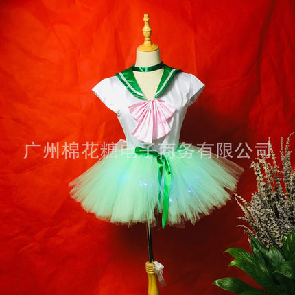 Led Strap Handmade Rave Electronic Music Festival Disco Music Festival Edm Three-Flash Light-Emitting Tutu Skirt Dropshipping