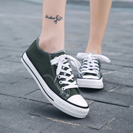 Spring New Street Photoshoot 1970s Re-engraved Canvas Shoes Men's and Women's Casual Board Shoes Couple's Classic Low-cut Student Cloth Shoes