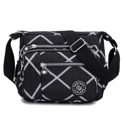 Cross-border e-commerce autumn new shoulder bag women's casual nylon cloth bag multi-pocket mommy Travel Messenger bag