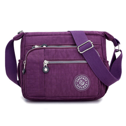 Cross-border e-commerce autumn new shoulder bag women's casual nylon cloth bag multi-pocket mommy Travel Messenger bag
