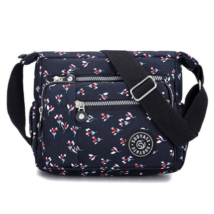 Cross-border e-commerce autumn new shoulder bag women's casual nylon cloth bag multi-pocket mommy Travel Messenger bag