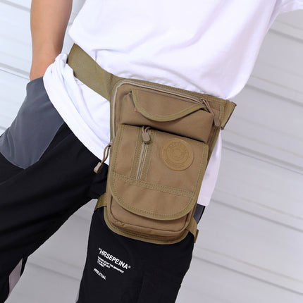 Cross-border Special for New Tactical Leg Bag Riding Fishing Waist Bag Outdoor Multifunctional Chest Bag Crossbody Bag Military Fan Leg Bag