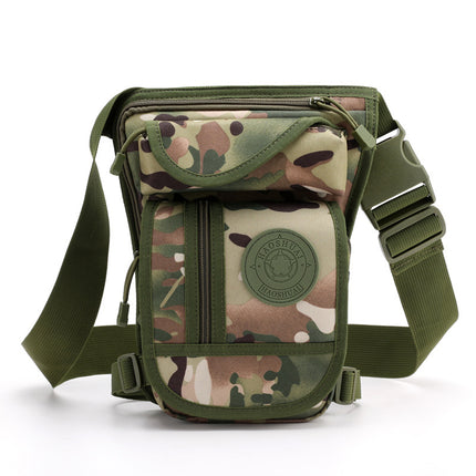 Cross-border Special for New Tactical Leg Bag Riding Fishing Waist Bag Outdoor Multifunctional Chest Bag Crossbody Bag Military Fan Leg Bag