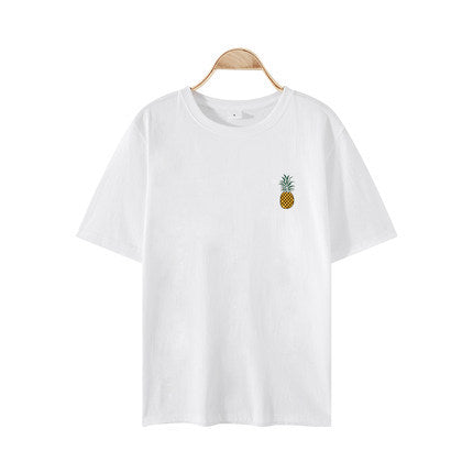 Internet Trendy Short-sleeved T-shirt Women's Summer New Short-sleeved Women's T-shirt Student Loose Korean-style All-match Fruit Printed Top Trendy