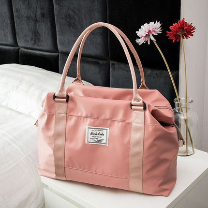 Nylon Shoulder Portable Travel Bag Female Student Short Distance Waterproof Clothes Luggage Bag Travel Men's Luggage Bag