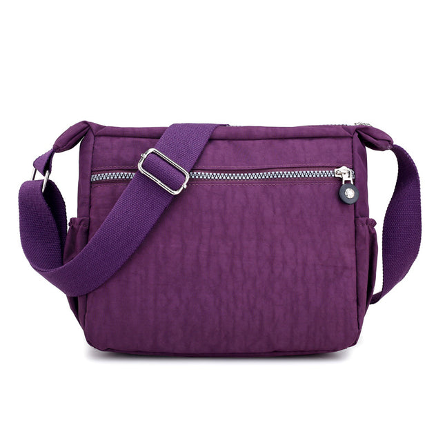 Cross-border e-commerce autumn new shoulder bag women's casual nylon cloth bag multi-pocket mommy Travel Messenger bag