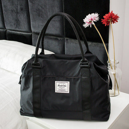 Nylon Shoulder Portable Travel Bag Female Student Short Distance Waterproof Clothes Luggage Bag Travel Men's Luggage Bag