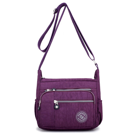 Cross-border e-commerce autumn new shoulder bag women's casual nylon cloth bag multi-pocket mommy Travel Messenger bag