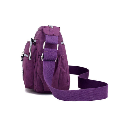 Cross-border e-commerce autumn new shoulder bag women's casual nylon cloth bag multi-pocket mommy Travel Messenger bag