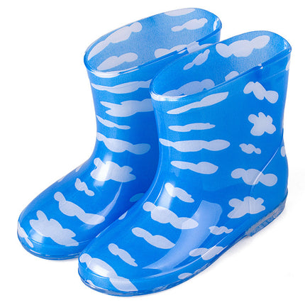 Children's Rain Boots Rainbow Girls Export Export Japanese Cute Student Water Boots Boys Baby Rain Boots Water Shoes Source Cross-Border