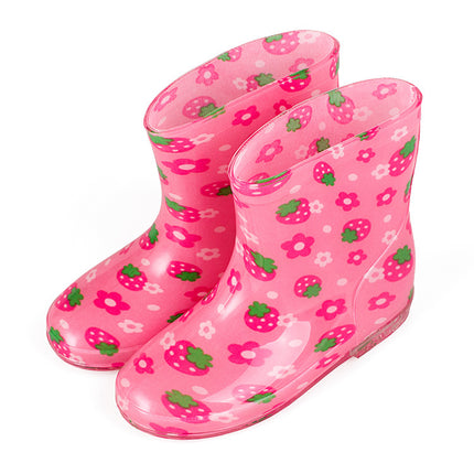 Children's Rain Boots Rainbow Girls Export Export Japanese Cute Student Water Boots Boys Baby Rain Boots Water Shoes Source Cross-Border