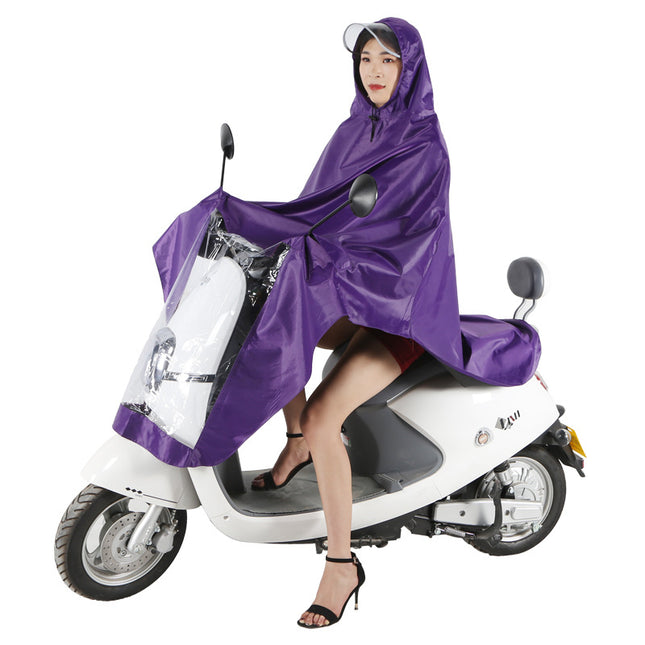 Electric Vehicle Raincoat, Battery Vehicle, Motorcycle, Adult Single/Double Person, Enlarged Full-Body Rain Poncho, Stylish, Enlarged and Widened