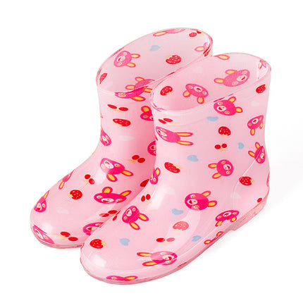 Children's Rain Boots Rainbow Girls Export Export Japanese Cute Student Water Boots Boys Baby Rain Boots Water Shoes Source Cross-Border