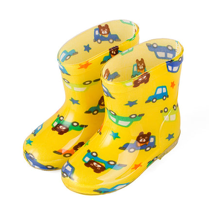 Children's Rain Boots Rainbow Girls Export Export Japanese Cute Student Water Boots Boys Baby Rain Boots Water Shoes Source Cross-Border