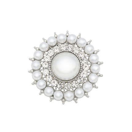 Cross-Border High-Heeled Shoe Accessories, Work Shoe Decorative Buckles, Pearl Shoe Bridal Shoe Buckles, Detachable Shoe Flowers, Shoe Buckles for Wedding Shoes