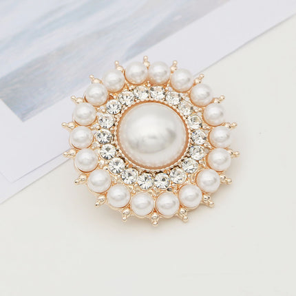 Cross-Border High-Heeled Shoe Accessories, Work Shoe Decorative Buckles, Pearl Shoe Bridal Shoe Buckles, Detachable Shoe Flowers, Shoe Buckles for Wedding Shoes