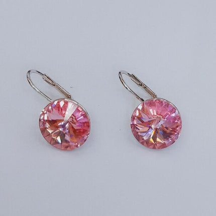 Austrian Crystal Earrings Women's Elegant South Korea Personalized All-match Simple Ear Stud Ear Stud Elegant Skinny Fashion New Style