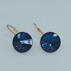 Champagne gold: dark blue crystal