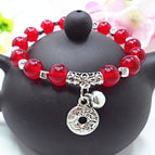 S450 Red chalcedony Ruyi ring