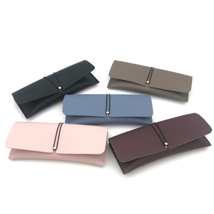 Rain Manufacturer Wholesale Dropshipping Glasses Case Lychee Pattern Drawstring Glasses Case Portable Retro Sunglasses