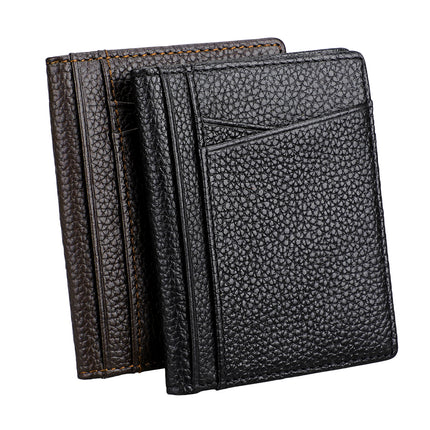 Factory direct men's leather driver's license holster multi-card card holder card holder ultra-thin driving license holster