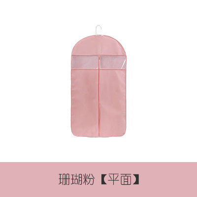 Clothes Dust Cover Hanging Transparent Dust Bag Home Wardrobe Coat Cover Clothing Dustproof Suit Cover Hanging Clothes Bag