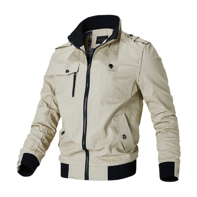 03 men's jacket new men's jacket Korean casual men's youth stand collar spring and autumn men's jacket fashion