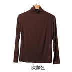 Turtleneck deep coffee / XXL (70.00 kg-80.00 kg