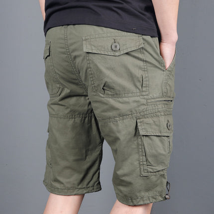 [Manufacturer] 2020 New Cross-border Supply Amazon Pants Men's Summer Loose Plus Size Tooling Shorts