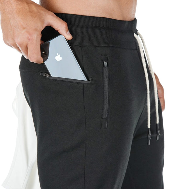 Muscle 2019 New Trendy Brand Fitness Pants Men's Pants Breathable Zipper Sports Pants Training Running Pants