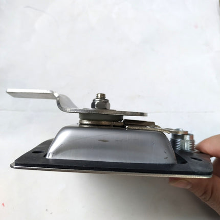 Spot stainless steel panel lock construction machinery door lock MS857 special locomotive toolbox door lock T handle folding