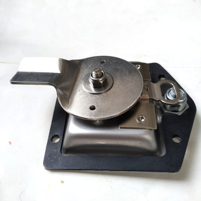 Spot stainless steel panel lock construction machinery door lock MS857 special locomotive toolbox door lock T handle folding