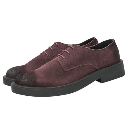 BUFFNY2020 Autumn New British Style Chelsea Boots Low Top Casual Business Leather Workwear Shoes for Men