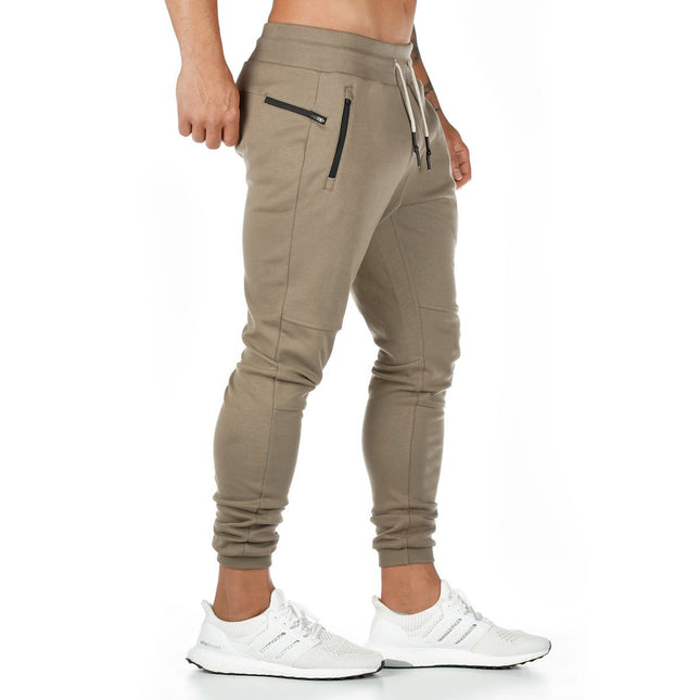 Muscle 2019 New Trendy Brand Fitness Pants Men's Pants Breathable Zipper Sports Pants Training Running Pants