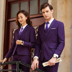 [Female] dark purple coat pants / XL