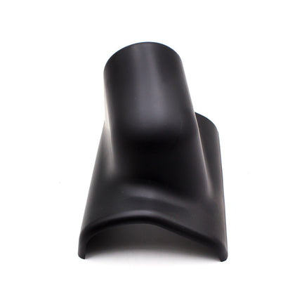Car modification 52mm instrument rack black single hole left frame instrument cover ABS instrument bracket carbon pattern instrument rack