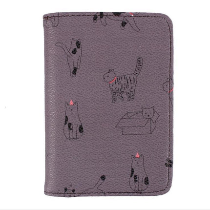 Small Fresh Passport Bag Pu Pickup Bag Document Bag Portable Travel Ticket Holder Cute Short Card Holder