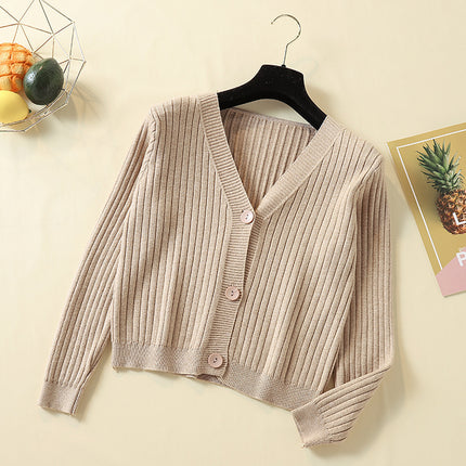 Real Shot of New Core-Spun Yarn, Good Quality, Spring New Product, Small Fragrant Style Jacket, Knitwear, Knitwear, Women's Fashion Spring New Style