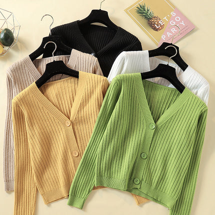 Real Shot of New Core-Spun Yarn, Good Quality, Spring New Product, Small Fragrant Style Jacket, Knitwear, Knitwear, Women's Fashion Spring New Style
