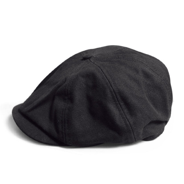 Autumn and winter warm woolen octagonal cap plus size newsboy cap beret big head circumference cap outdoor men's and women's painter's cap