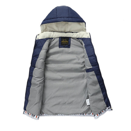 Autumn and Winter New Men's Casual Fashion Korean Style Vest Young Students Handsome Removable Hat Men's Waistcoat Trendy