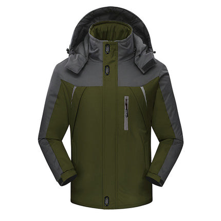 2023 New Men's Charge Clothes Winter Velvet Thickened Cotton Clothes Men's Loose Casual Outdoor Cotton Jackets Men's Jackets