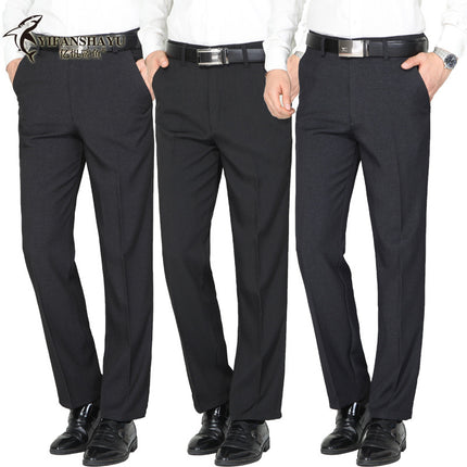 Spring and summer new men's casual pants men's casual pants business casual high waist straight pants men's pants wholesale