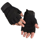 Black Hawk B half finger Black / M