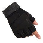 Black Hawk half finger Black / M